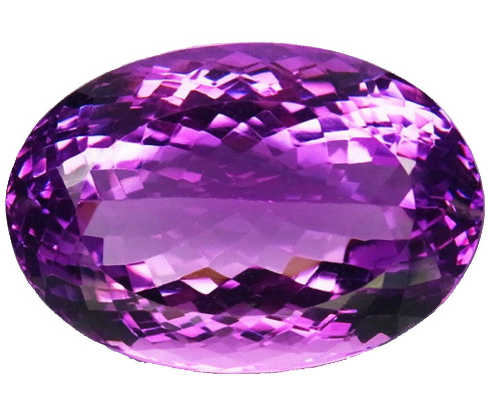 Amethyst Stone 9 Ratti 8.1 Carats Natural Amethyst Jamuniya Kathela Gemstone For Ring Pendant Bracelet